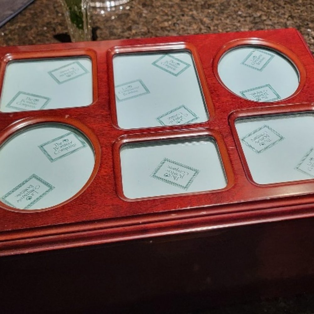 The Bombay Company Cherry Wood Photo & Storage